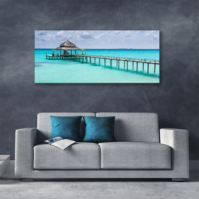 Quadro em tela Arquitetura da Ponte Marítima