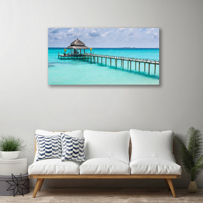 Quadro em tela Arquitetura da Ponte Marítima