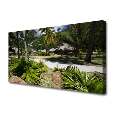 Quadro canvas Folhas Palmeiras Natureza