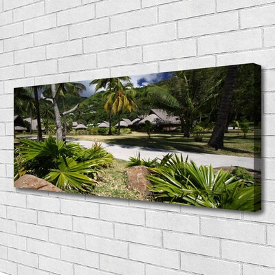 Quadro canvas Folhas Palmeiras Natureza