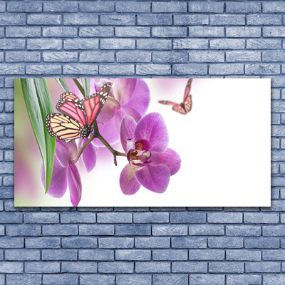 Quadro canvas Borboletas Flores Natureza