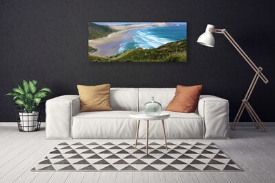 Quadro em tela Paisagem de praia e mar