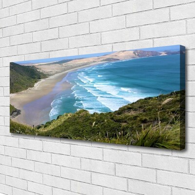 Quadro em tela Paisagem de praia e mar