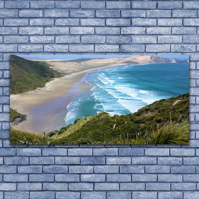 Quadro em tela Paisagem de praia e mar