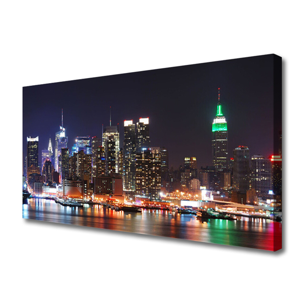 Quadro em tela Arranha-céus Casas da Cidade