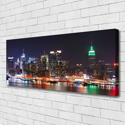 Quadro em tela Arranha-céus Casas da Cidade