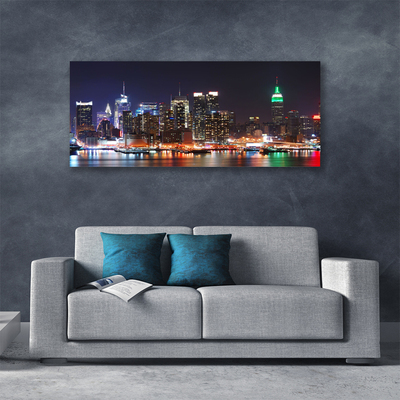 Quadro em tela Arranha-céus Casas da Cidade