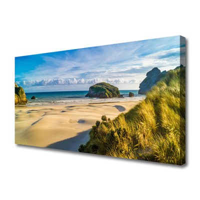Quadro canvas Praia Mar Oceano