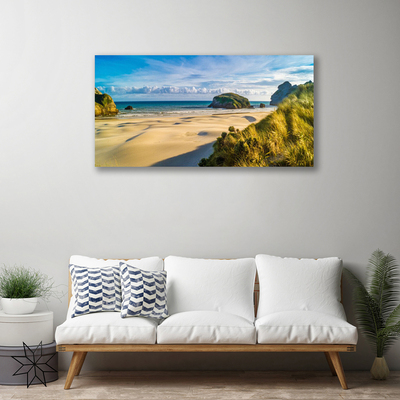Quadro canvas Praia Mar Oceano