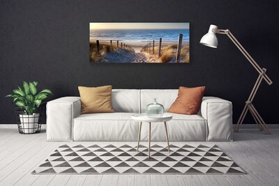 Quadro canvas Paisagem do Caminho da Praia
