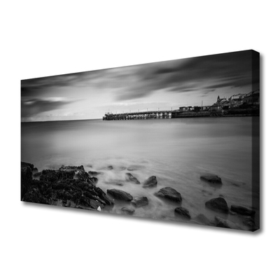 Quadro canvas Paisagem do Píer do Mar