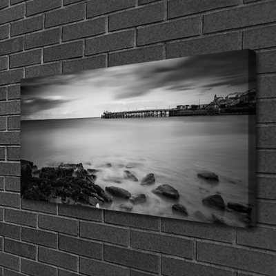 Quadro canvas Paisagem do Píer do Mar