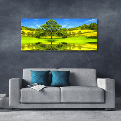 Quadro em tela Natureza da Árvore do Prado