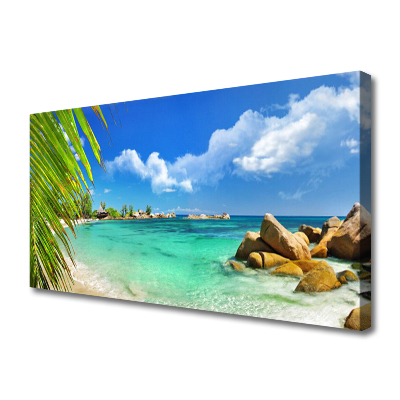 Quadro canvas Paisagem de rochas marinhas
