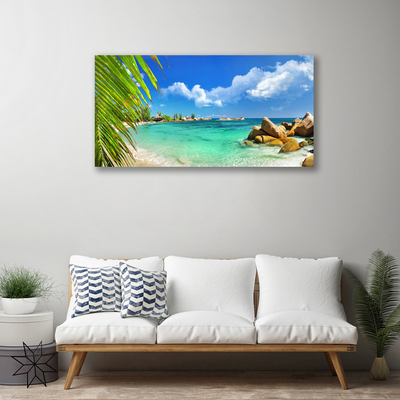 Quadro canvas Paisagem de rochas marinhas