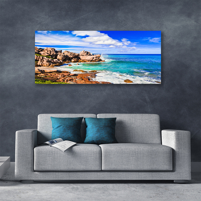 Quadro canvas Paisagem marinha de Beach Rocks