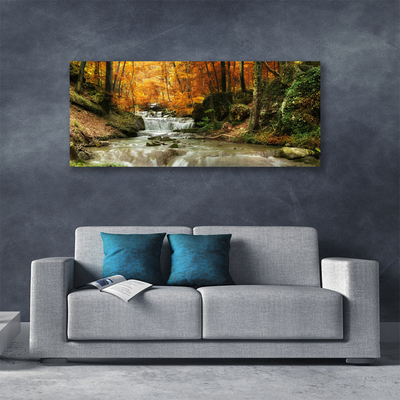 Quadro em tela Cachoeira Floresta Natureza