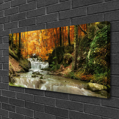 Quadro em tela Cachoeira Floresta Natureza