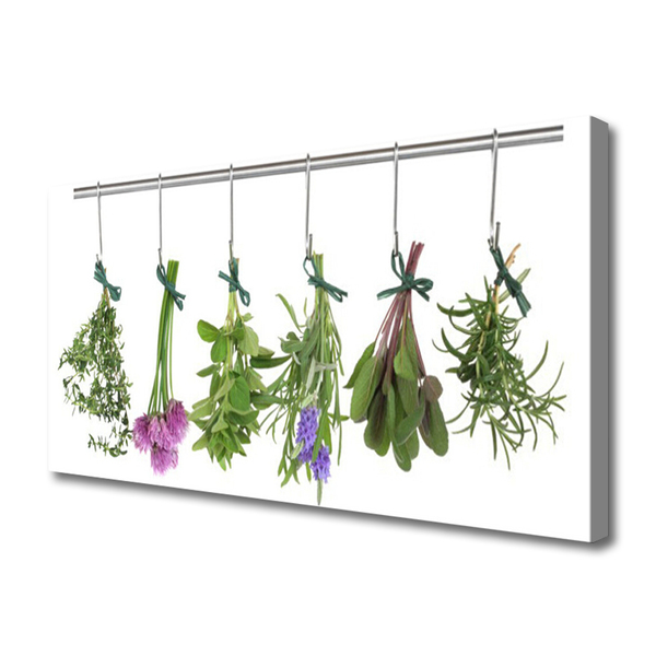 Quadro em tela Cozinha de plantas de pétalas