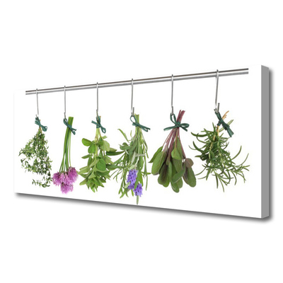 Quadro em tela Cozinha de plantas de pétalas