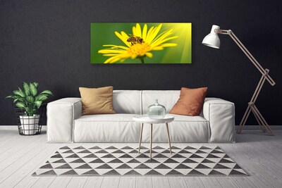 Quadro em tela Abelha Flor Natureza