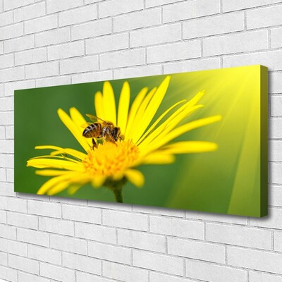 Quadro em tela Abelha Flor Natureza