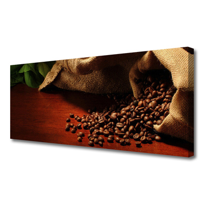 Quadro canvas Cozinha de grãos de café