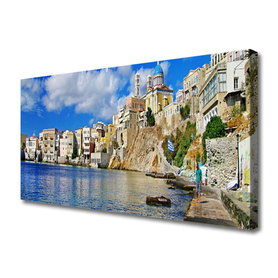 Quadro canvas Arquitetura Cidade Mar
