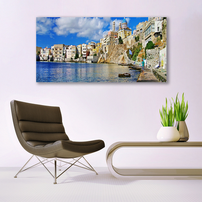 Quadro canvas Arquitetura Cidade Mar
