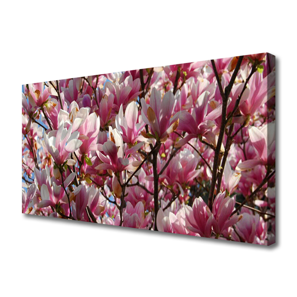 Quadro canvas Ramos Flores Planta