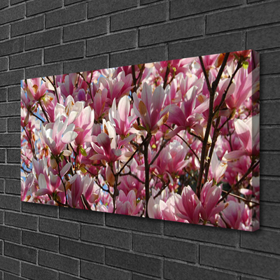 Quadro canvas Ramos Flores Planta