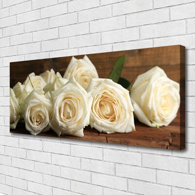 Quadro canvas Planta de flores rosas