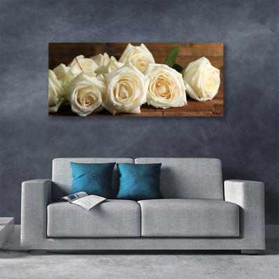 Quadro canvas Planta de flores rosas
