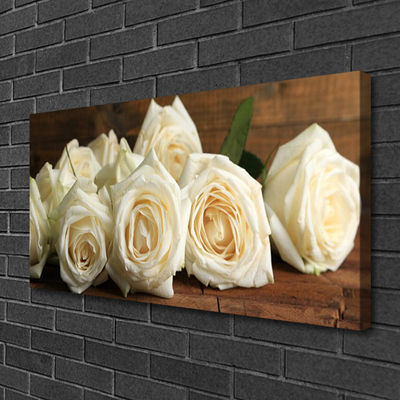 Quadro canvas Planta de flores rosas