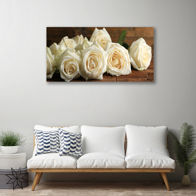 Quadro canvas Planta de flores rosas