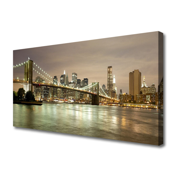 Quadro canvas Arquitetura da Ponte da Cidade