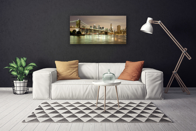 Quadro canvas Arquitetura da Ponte da Cidade