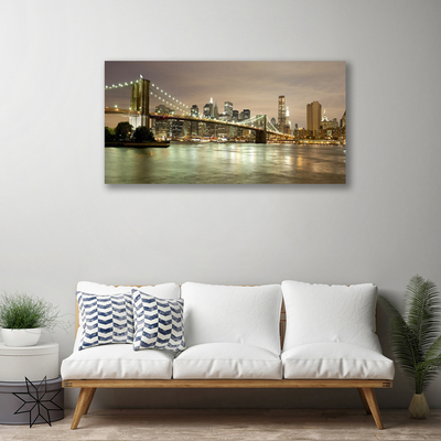 Quadro canvas Arquitetura da Ponte da Cidade