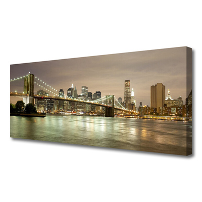 Quadro canvas Arquitetura da Ponte da Cidade