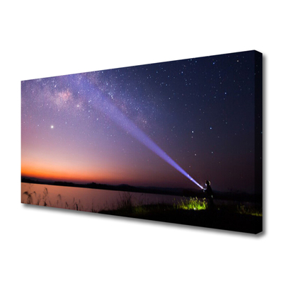 Quadro em tela Estrelas Noite Via Láctea