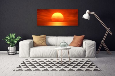 Quadro canvas Pôr do sol no mar