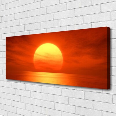 Quadro canvas Pôr do sol no mar