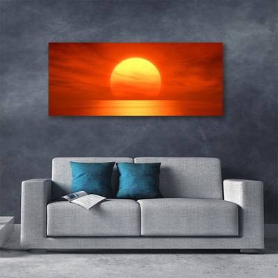Quadro canvas Pôr do sol no mar