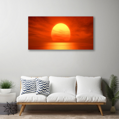 Quadro canvas Pôr do sol no mar
