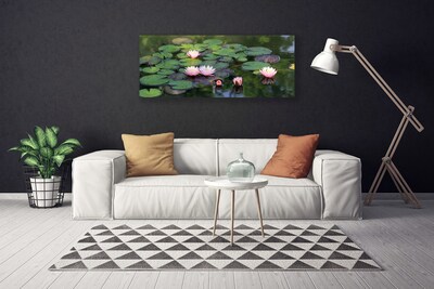 Quadro canvas Natureza do lago com nenúfares