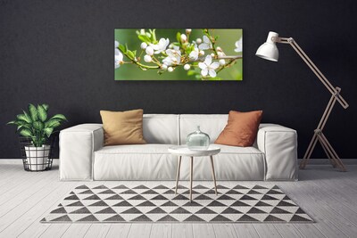 Quadro em tela Flores Ramos Folhas Pomar