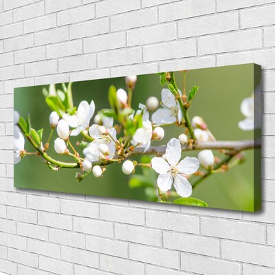 Quadro em tela Flores Ramos Folhas Pomar