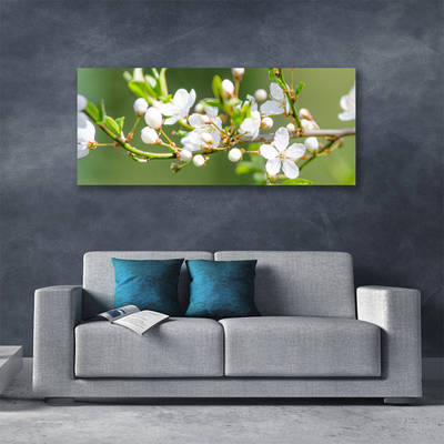 Quadro em tela Flores Ramos Folhas Pomar