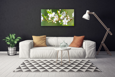 Quadro em tela Flores Ramos Folhas Pomar