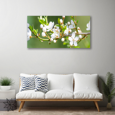 Quadro em tela Flores Ramos Folhas Pomar